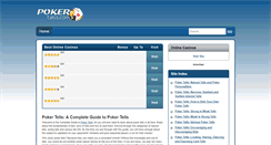 Desktop Screenshot of poker-tells.com