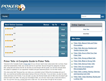 Tablet Screenshot of poker-tells.com